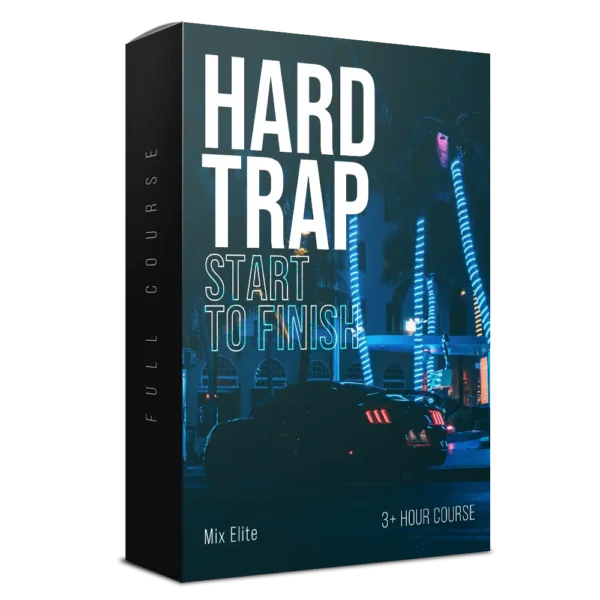 Hard Trap from Start to Finish Course in Ableton Live course box