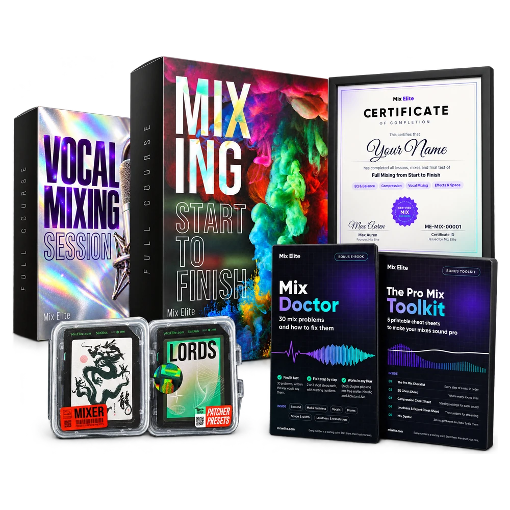 Pro Sound Bundle (Mixing Course + 6 Bonuses)
