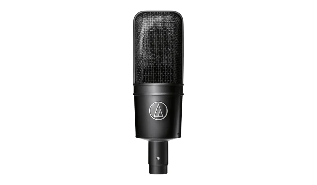 Audio-Technica AT4040 large-diaphragm condenser microphone in black
