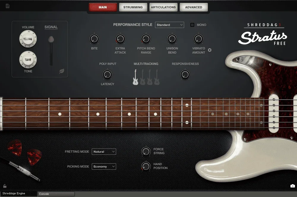 Impact Soundworks Shreddage 3 Stratus FREE electric guitar in Kontakt Player