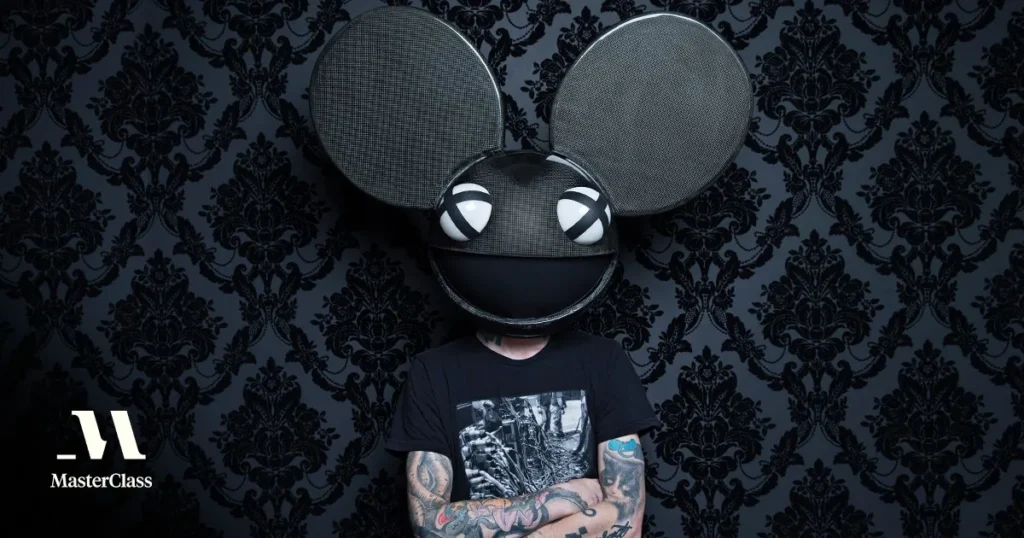 MasterClass image of deadmau5 in his mouse helmet for deadmau5 Teaches Electronic Music Production