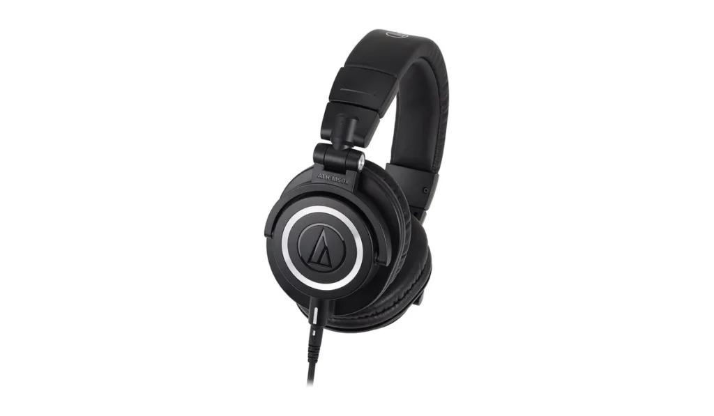 Audio-Technica ATH-M50x closed-back studio monitor headphones in black