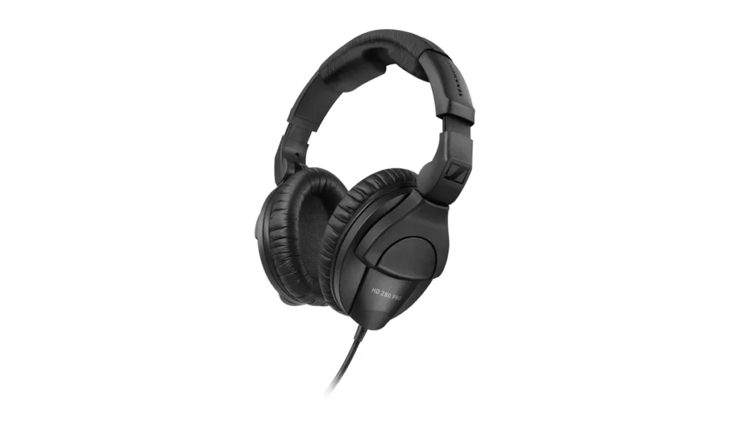 Sennheiser HD 280 PRO closed-back studio headphones in black