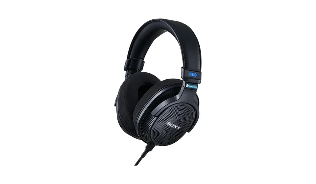 Sony MDR-MV1 open-back studio monitor headphones in black