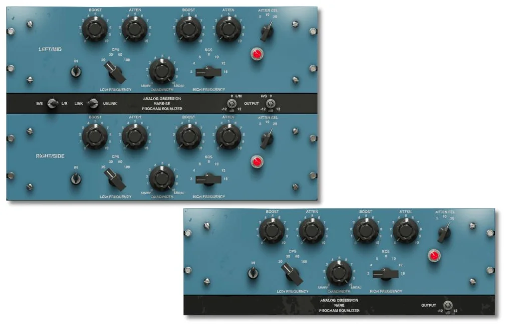 Analog Obsession Rare free Pultec-style EQ plugin and its Rare-SE version