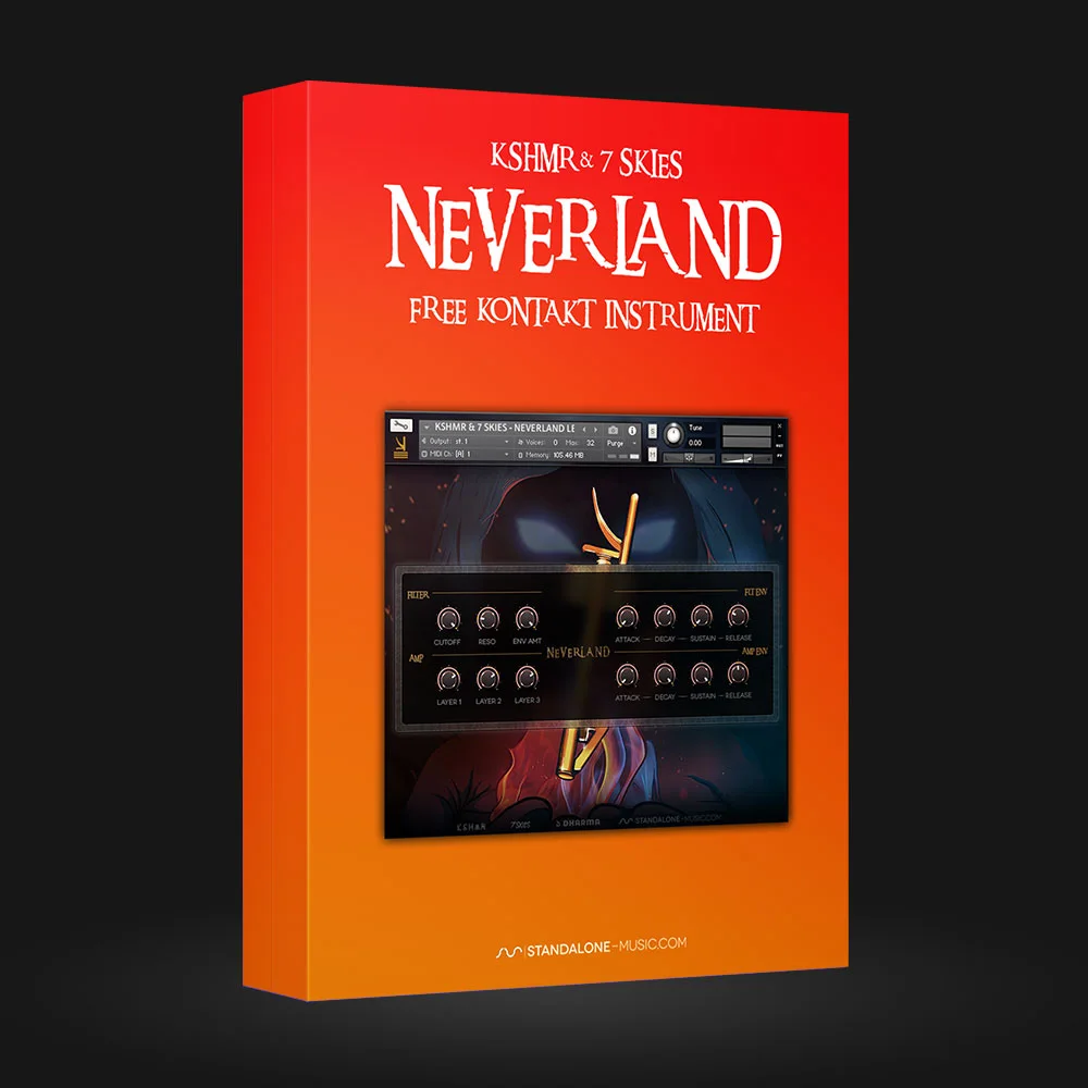 Neverland Lead, the free KSHMR and 7 Skies Kontakt instrument by Standalone Music