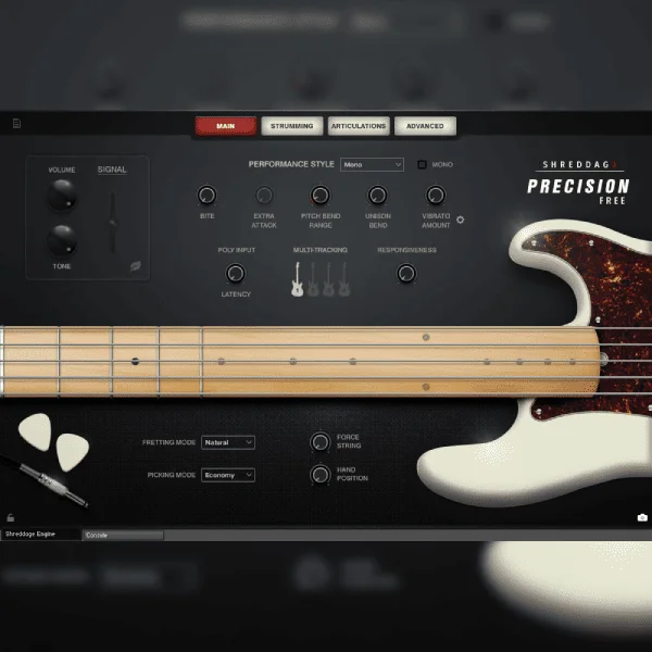 Shreddage 3 Precision FREE electric bass by Impact Soundworks